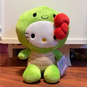 Hello Kitty Green Turtle Plush Toy